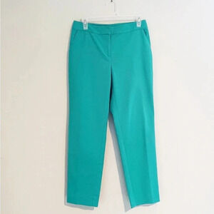 St. John mint green crop pant vacation casual pastel quietluxury coastalgrandma